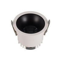 Spot LED encastré pour plafond, dimmable, pour projets hôteliers intérieurs, homologué CE ETL SAA, 7W-35W, rond
