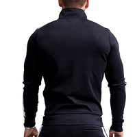 Ensemble de survêtement décontracté pour homme en polaire respirante, veste et pantalon tricotés, grande taille, avec logo personnalisé 100%