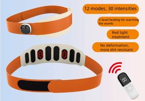 Máquina Eléctrica para Aliviar el Dolor de Espalda con Personalización OEM, Cinturón Adelgazante con Calefacción, Masajeador de Cintura de Microfibra con Luz Roja, Venta al por Mayor - Product Image 2