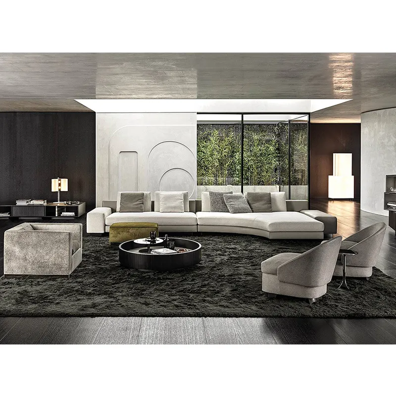 Leichte Luxus italienische Sofa Zimmer Wohnzimmer Möbel Sofa Set
