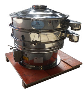 Tamis vibrant rotatif en acier inoxydable équipement de criblage efficace, résistant à la corrosion et durable - Product Image 1