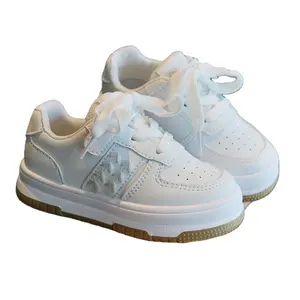 2024 Лидер продаж весенне-Осенняя детская спортивная обувь из искусственной кожи для мальчиков и девочек