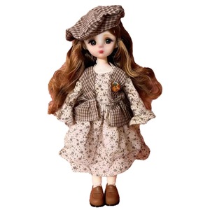 Vêtements pour poupée BJD en plastique de 6 pouces (<span class=keywords><strong>30</strong></span> <span class=keywords><strong>cm</strong></span>), ensemble de figurines de poupée unisexe, tenue de déguisement fantaisie, style Lolita - Product Image 5