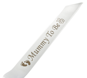 Bébé douche maman à être bandoulière bébé douche bébé empreinte <span class=keywords><strong>pied</strong></span> étiquette ceinture - Product Image 5