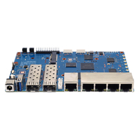 Banana Pi BPI-R3 MediaTek MT7986 Quad Core Cortex A53+MT7531Chip 2G DDR RAM 8G eMMC Compatible con POE Linux 5.4 EC25 LTE 4G Tarjeta SD
