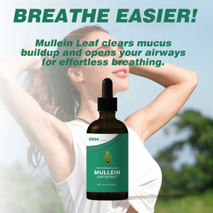 Extracto de Hoja de Gordolobo Orgánico en Gotas, Suplemento Herbal para la Limpieza y Desintoxicación Pulmonar, Venta Caliente - Product Image 6