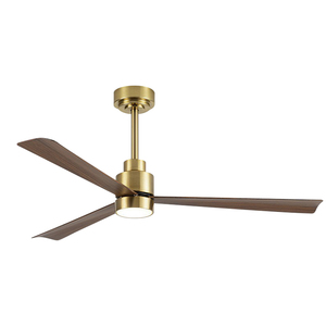 Ventilador de Techo Moderno Industrial de ABS con Luz LED, 5 Aspas, Control Remoto Inteligente, 6 Velocidades, Motor DC Puro, 3 Aspas, Regulable, Gran Tamaño, para Sala de Estar - Product Image 2