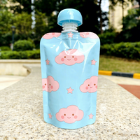 Emballage écologique non toxique en pochette souple avec bec verseur pour les soins de la peau des bébés et les produits de puériculture
