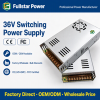 Alimentation 12V 24VDC 600W SMPS AC/DC 24V 25A à découpage avec refroidissement par ventilateur, bornes à vis, industrielle CE