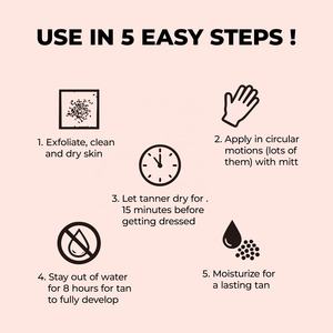 Yüz ve vücut koyu kendini Tanner köpük uzun ömürlü sahte Tan çözüm güneşsiz Tanner köpük - Product Image 5