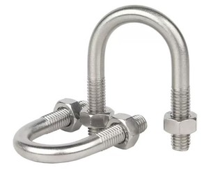 Vente en gros de boulons en U en acier au carbone de haute qualité, boulons en U galvanisés personnalisés, boulons en U en acier inoxydable - Product Image 2