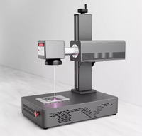 Nieuwe Automatische 3W UV Digitale Glas Steen Hout Keramiek Leder Laser Datumcode Printer DXF/BMP/AI voor Plastic Stof Huis DIY