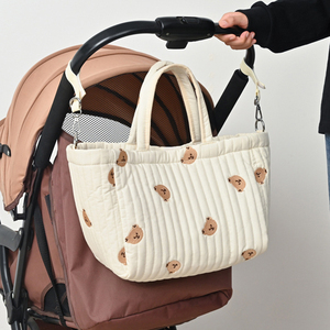 Bolsa de Pañales para Mamá, Mochila de Algodón de Gran Capacidad, Organizador de Maternidad para Viajes, para Niños y Niñas, Uso Diario en Exteriores y Guardería - Product Image 5