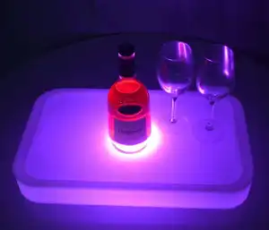 Hot selling IP68 Water proof rechargeable super led light serving tray