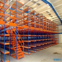 Entrepôt Grande structure métallique de stockage Mezzanine Support de support Mezzanine Plate-forme en acier