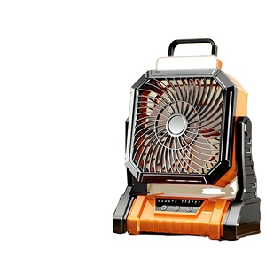 Rugged Rechargeable Camping With Led <b>Light</b> & Usb Charger Portable Outdoor Fan for Hiking Tent - Product Image 1