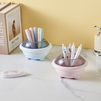 Porte-stylo de bureau en forme de soucoupe volante, futuriste, décoration de bureau pour les passionnés, PP, table, bureau à domicile