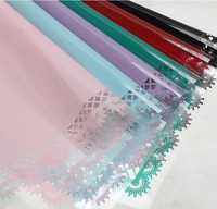Papier d'emballage transparent en OPP pour fleurs, papier plastique imperméable pour fleuriste, emballage de fleurs