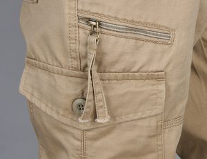 Оптовые новые многофункциональные повседневные тактические брюки-карго с множеством карманов, свободного кроя, износостойкие, для активного отдыха и альпинизма - Product Image 4