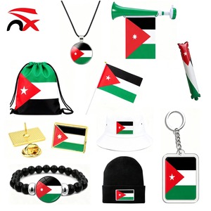 Ensemble promotionnel d'accessoires <span class=keywords><strong>Jordan</strong></span> : Porte-clés, Sac en toile, Collier, T-shirt, Bracelet, Casquette, Drapeaux de voiture, Accessoires de football - Product Image 1