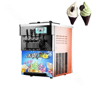 Softy Coffee Shop Maker Manufacturer Commercial Soft Serve Ice Cream Making Machine