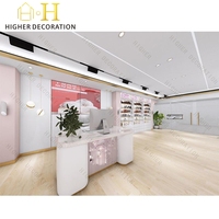 Présentoir de Comptoir de Luxe pour Soins de la Peau et Maquillage, Vitrine de Présentation de Cosmétiques