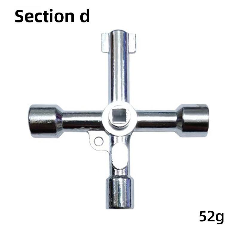 Clé à molette quatre-en-un D Silver