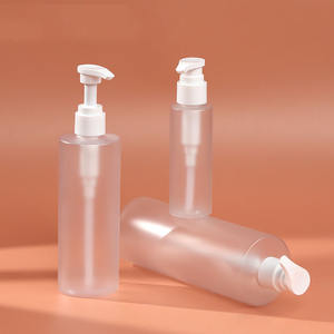 LZ Pack 3,3 oz 5oz 6,7 oz 10oz 16,7 oz PET blanco a botella de Aceite Corporal Etiqueta Privada botella de loción corporal vacía esmerilada con bomba - Product Image 3