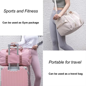 Bolsa de Deporte Personalizada con Logotipo de Fábrica, Bolsa de Gimnasio Impermeable, Bolsa de Viaje Portátil para Mujer, Bolsa de Gimnasio de Viaje con Logotipo Personalizado - Product Image 5
