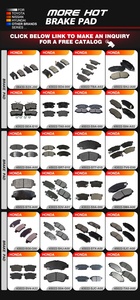 KINGSTEEL D787 D1276 D1506 D1608 D959 OE 45022-S0A-J20 Precio al por mayor Piezas de automóviles Pastillas de freno de cerámica para HONDA Accord Civic - Product Image 4