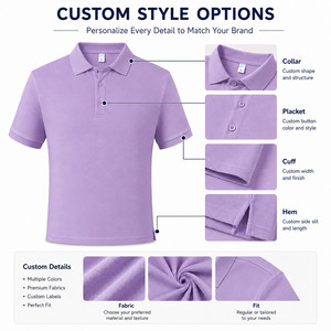 Polo de Seda Helada con Logotipo Personalizado, 190 g/m², Elástico, Transpirable, Uniforme Corporativo, Tallas Grandes S-6XL, Camiseta Polo de Golf - Product Image 6
