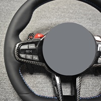 Volant sport racing en fibre de carbone J Auto 2019-2024 pour Supra A90 GR MK5, 40 mm, 4 branches