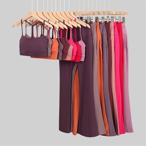 Plus Size Yoga Set High Stretch Comfort Fit Fitness Wear 2 Piece Seamless Workout Outfits Wholesale Yoga Wear