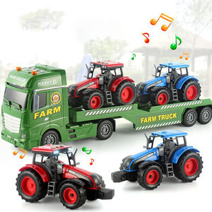 Grand camion jeu de Simulation ensemble camion de <span class=keywords><strong>ferme</strong></span> incendie Construction voiture de police véhicule ABS jouets en plastique - Product Image 2