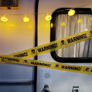 Promoción de Halloween, suministros para fiestas, cinta de advertencia de aislamiento de calavera para KTV, habitación secreta y decoración de restaurante, tema de Bar - Product Image 4