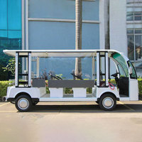 Bus électrique de tourisme haute performance et silencieux pour parcs d'attractions, capacité 8, 11, 14, 17, 23, 27 passagers, à vendre