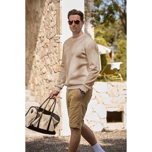 Sudadera de Cuello Redondo para Hombre FOXA, 100% Algodón, Cálida, Básica, Informal, de Manga Larga - Product Image 5