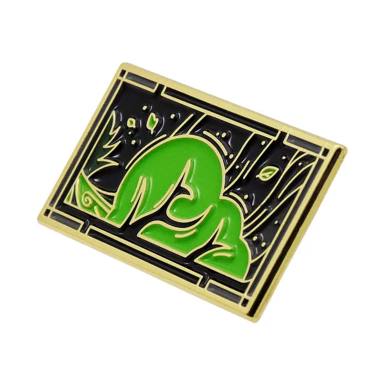 Pot tanaman Enamel kustom Pin kaktus bros tas kemeja kartun kerah Pin lencana berbagai macam besar logam Enamel Pin