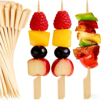 Sachets de 15 kg – Prix Compétitif – Vente en Gros – Brochettes de Bambou Premium Jetables de Qualité Alimentaire Biologique pour Barbecue, Fêtes ou Mariages