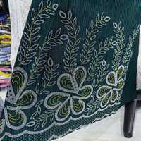 Robe Abaya Musulmane pour Femmes, Robe Longue Islamique de Luxe, Designs Dubaï, Vêtements Islamiques, Grande Taille, Élégante, Florale, en Coton Respirant