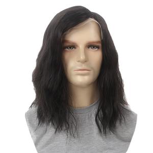 Peluca de encaje frontal de exportación transfronteriza para <span class=keywords><strong>hombre</strong></span>, peluca de encaje pequeño en forma de T, peluca de seda japonesa con abertura para el pelo - Product Image 5