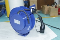 Enrouleur de câble de recharge EV rétractable 16A Type 1 SAE J1772, connecteur mural à enroulement automatique pour chargeur EV de garage aux États-Unis et au Canada