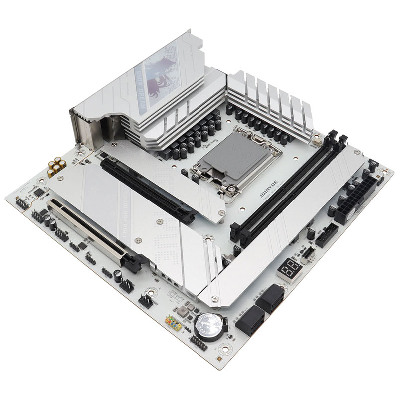 JGINYUE Z890M Snow Dream Motherboard - AI Performance & 96G Memory