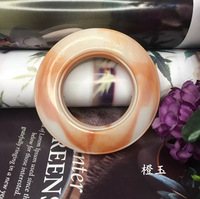 Anneaux de rideaux décoratifs modernes en polyester multicolores, accessoires