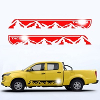 2 autocollants personnalisés en vinyle PVC imperméable pour voiture, 190x20cm, pour le style de carrosserie des pick-up Tacoma