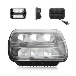 Punkt 5x7 Zoll runde LED-Projektor Scheinwerfer 7 Zoll quadratische LED-Scheinwerfer für Jeep jk