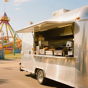 2025 Concession Snack <b>Coffee</b> Cart With Full Kitchen Mobile BBQ <b>Truck</b> Food Trailer <b>For</b> <b>Sale</b> - Product Image 4