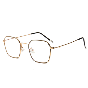 2020 nuevo estilo Unisex polígono Retro gafas marco fotocromáticos gafas de computadora Anti-Luz Azul gafas - Product Image 5