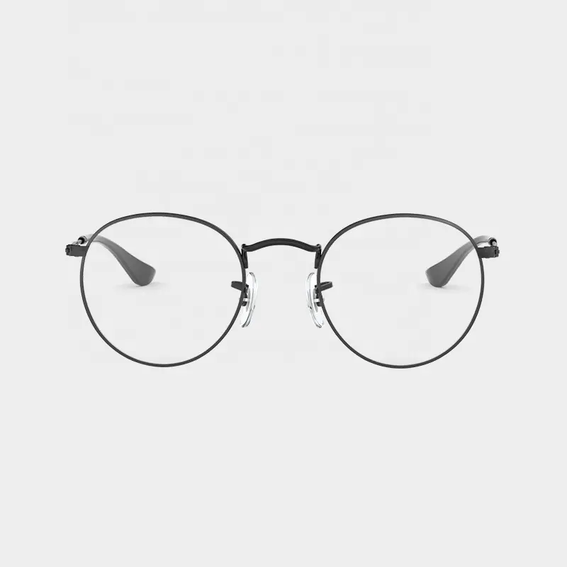 กรอบแว่นตาโลหะทรงมนสำหรับทุกเพศ,เฟรมแว่นตาโลหะสำหรับวัดแว่นตามีสไตล์ผลิตตามสั่ง