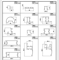 Perfiles de Aluminio Reforzado para Puertas y Ventanas, Aplicación de Alta Resistencia, Diseño Personalizado, Recubrimiento en Polvo, Anodizado de Superficie, Precio de Fábrica